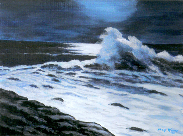 Moonlit Waves